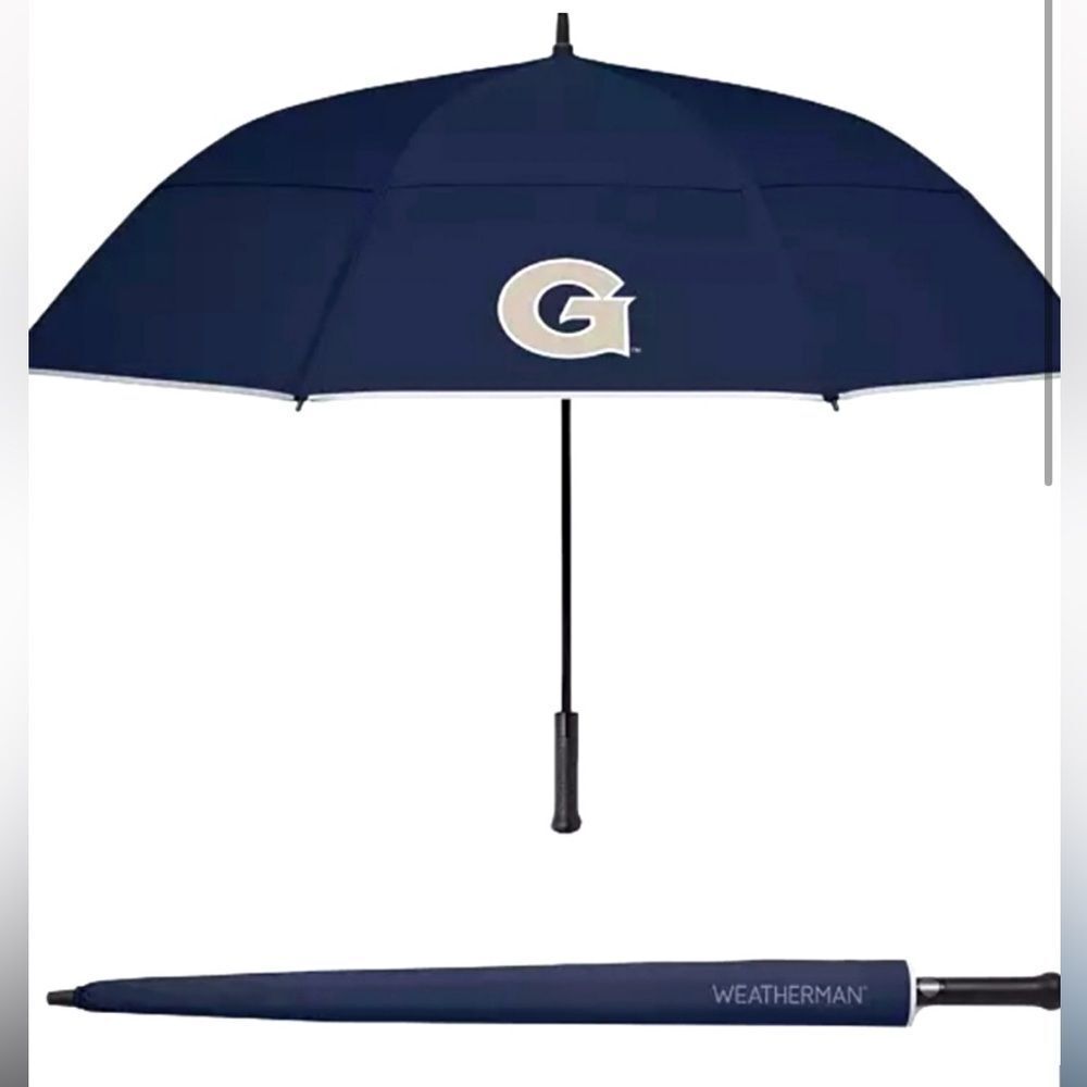 Georgetown University (Weatherman) Navy Golf Umbrella with 'G' Logo